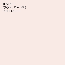 #FAEAE6 - Pot Pourri Color Image